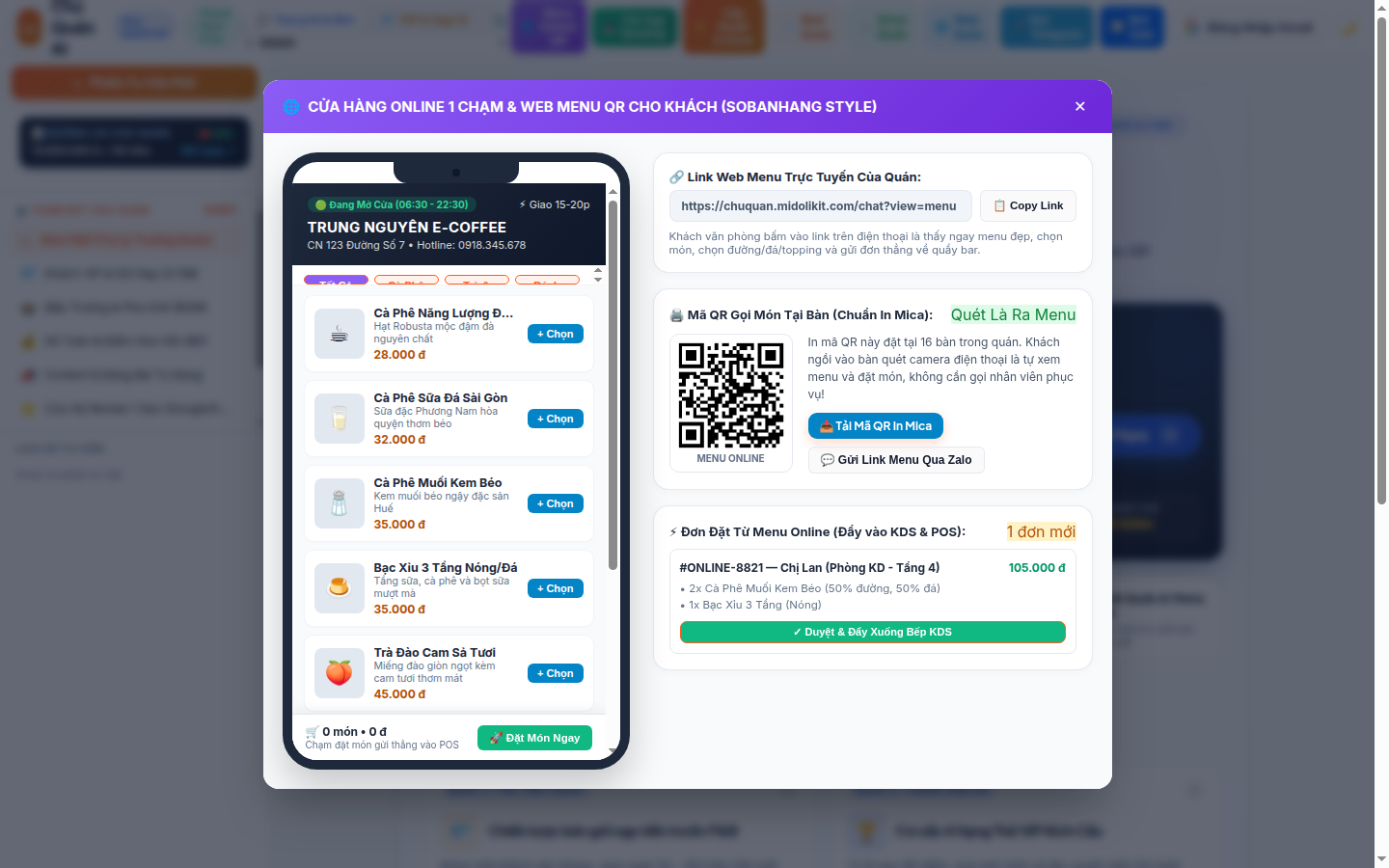 Cửa hàng online 1 chạm Sổ Bán Hàng style
